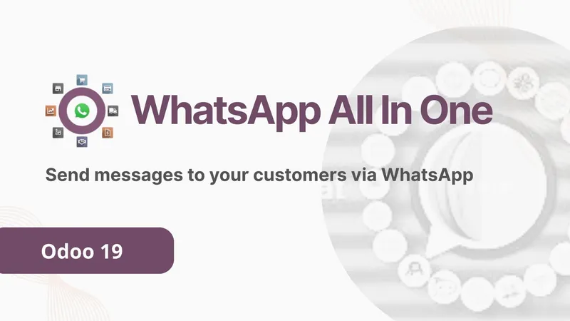 All In One WhatsApp Odoo Integration cover image